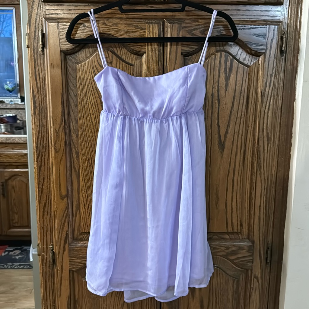 Euc!Lucy In The Sky Juno Baby Doll Dress In Lavender, Size M